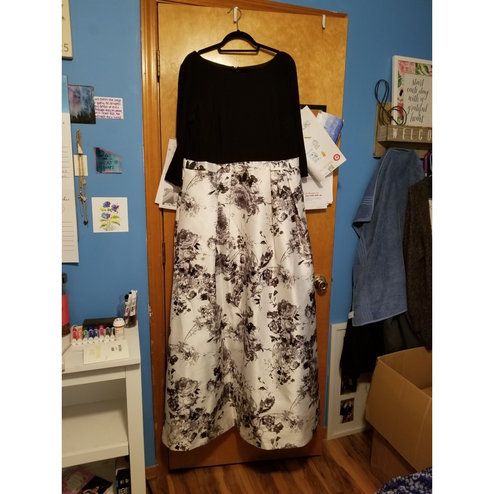 Black & White Prom Dress